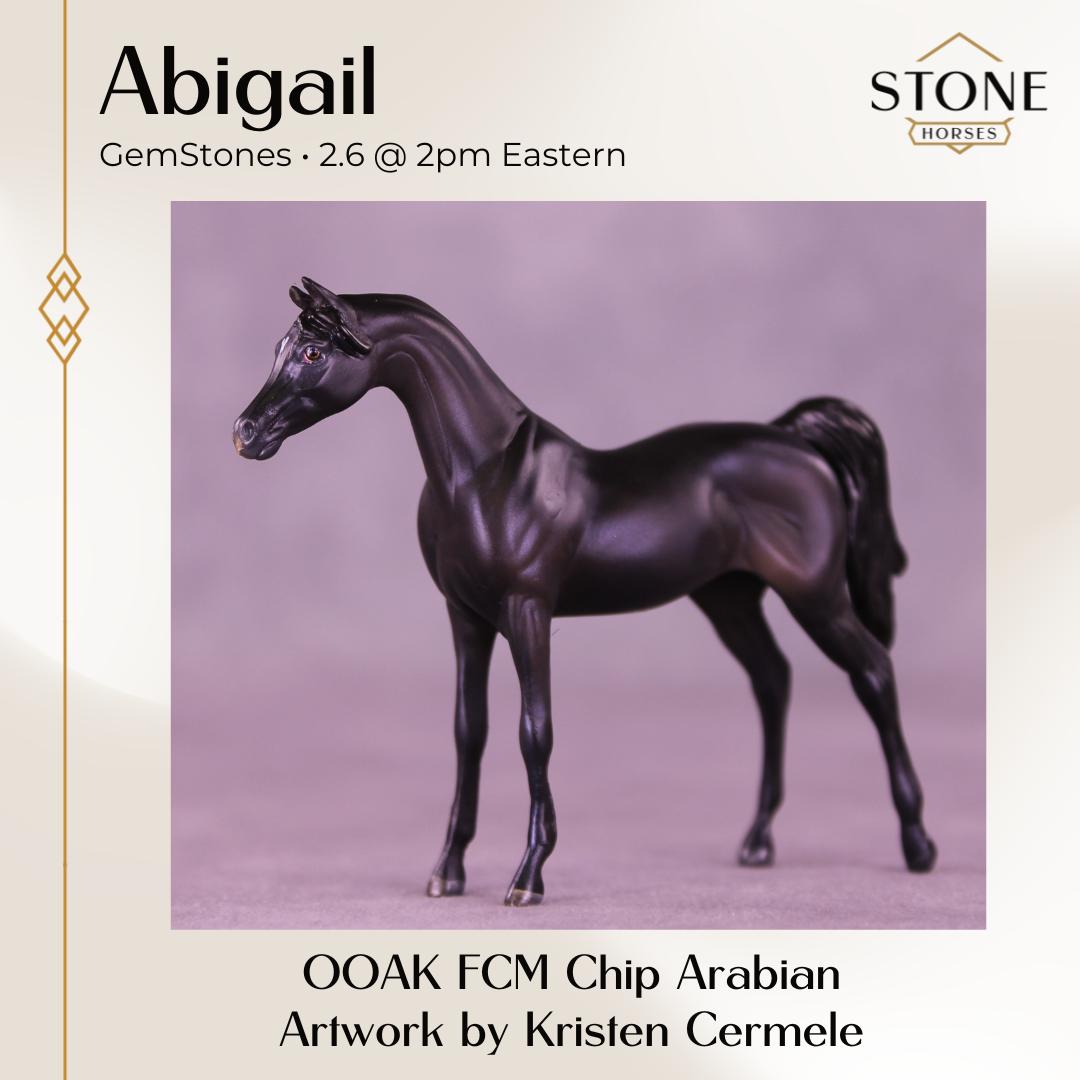 Abigail OOAK FCM Chip Arabian by Kristen Cermele GS26