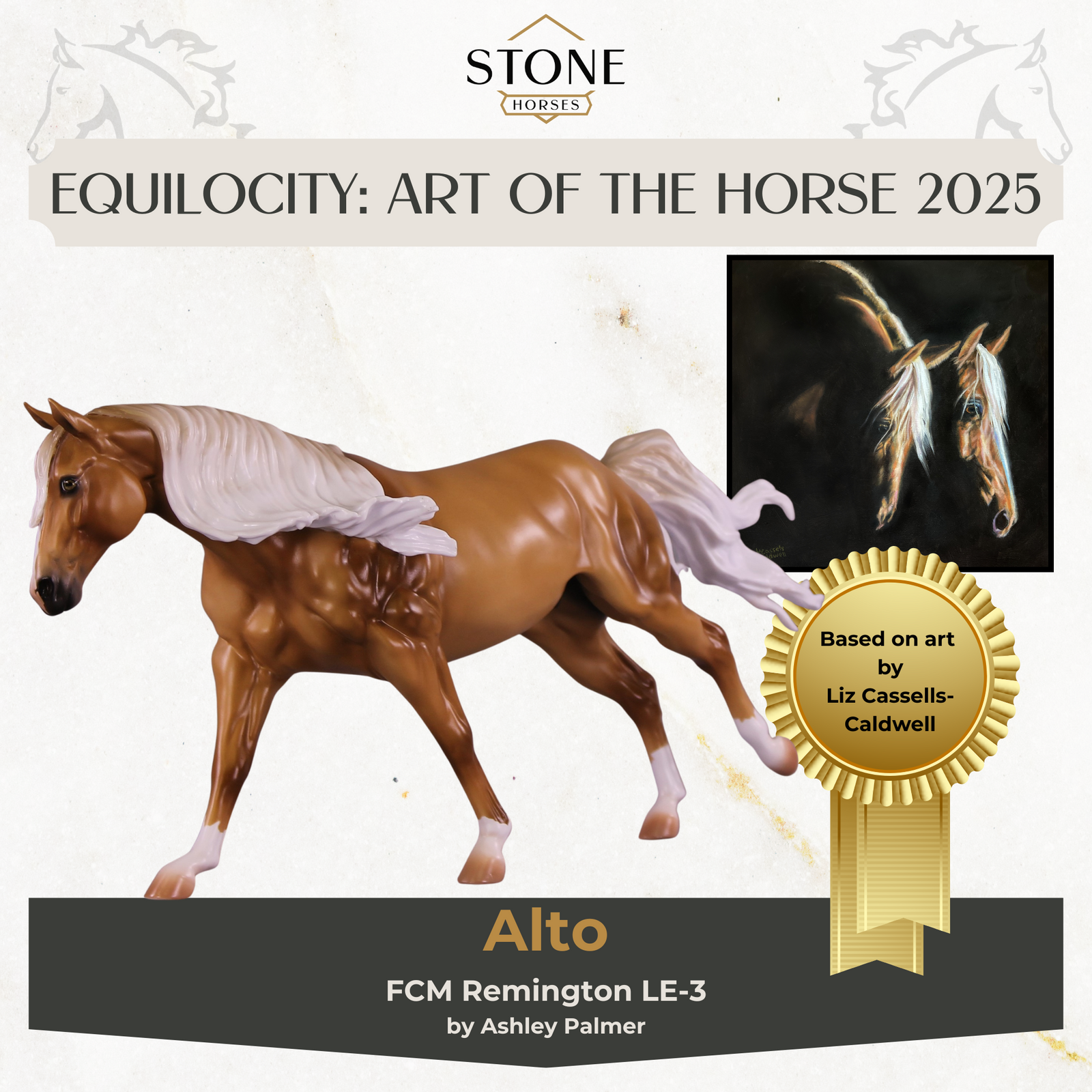 PREVIEW Art of the Horse "Alto" LE-3 FCM Remington by Ashley Palmer EQ25