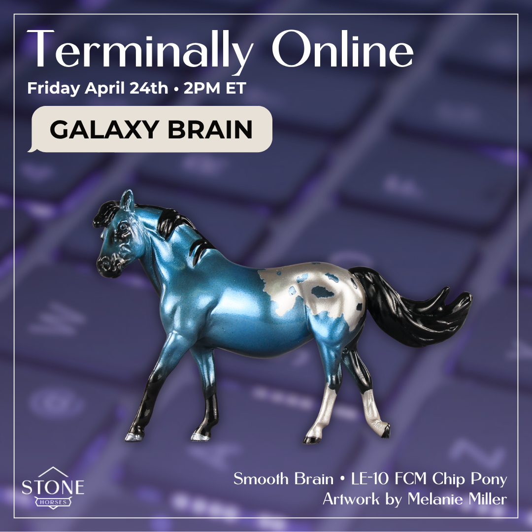 Smooth Brain LE-10 FCM Chip Pony by Melanie Miller TO26