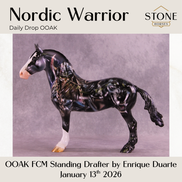 Nordic Warrior OOAK FCM Standing Drafter by Enrique Duarte DDOOAKs26
