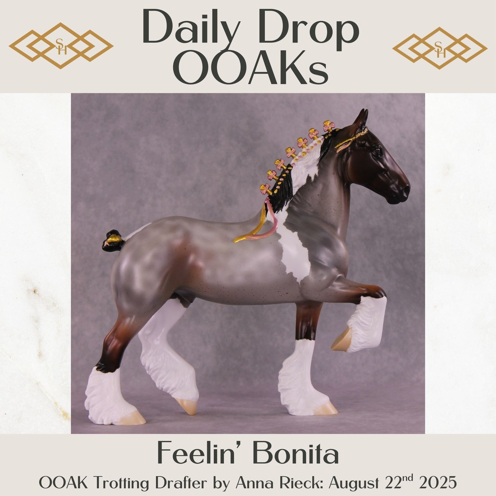Feelin' Bonita OOAK Trotting Drafter by Anna Rieck DDOOAKs25