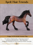 "Felpia" OOAK FCM Friesian Chip By Kristen Cermele - April GemStones Series