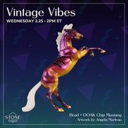 Brad OOAK Chip Mustang by Angela Marleau VTV26