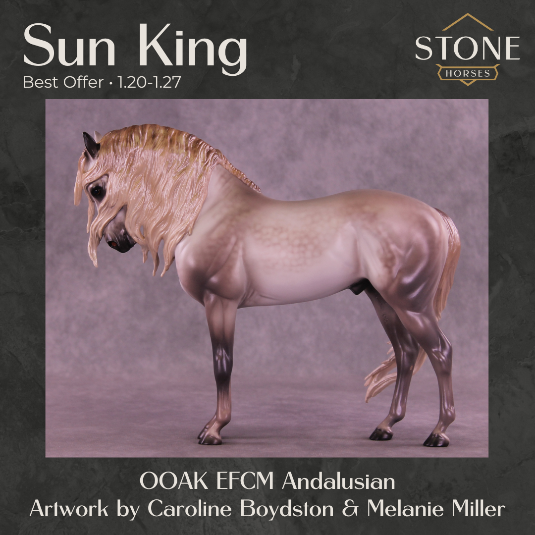 Sun King OOAK EFCM Andalusian by Caroline Boydston &amp; Mel Miller Best Offer 1.20.2026