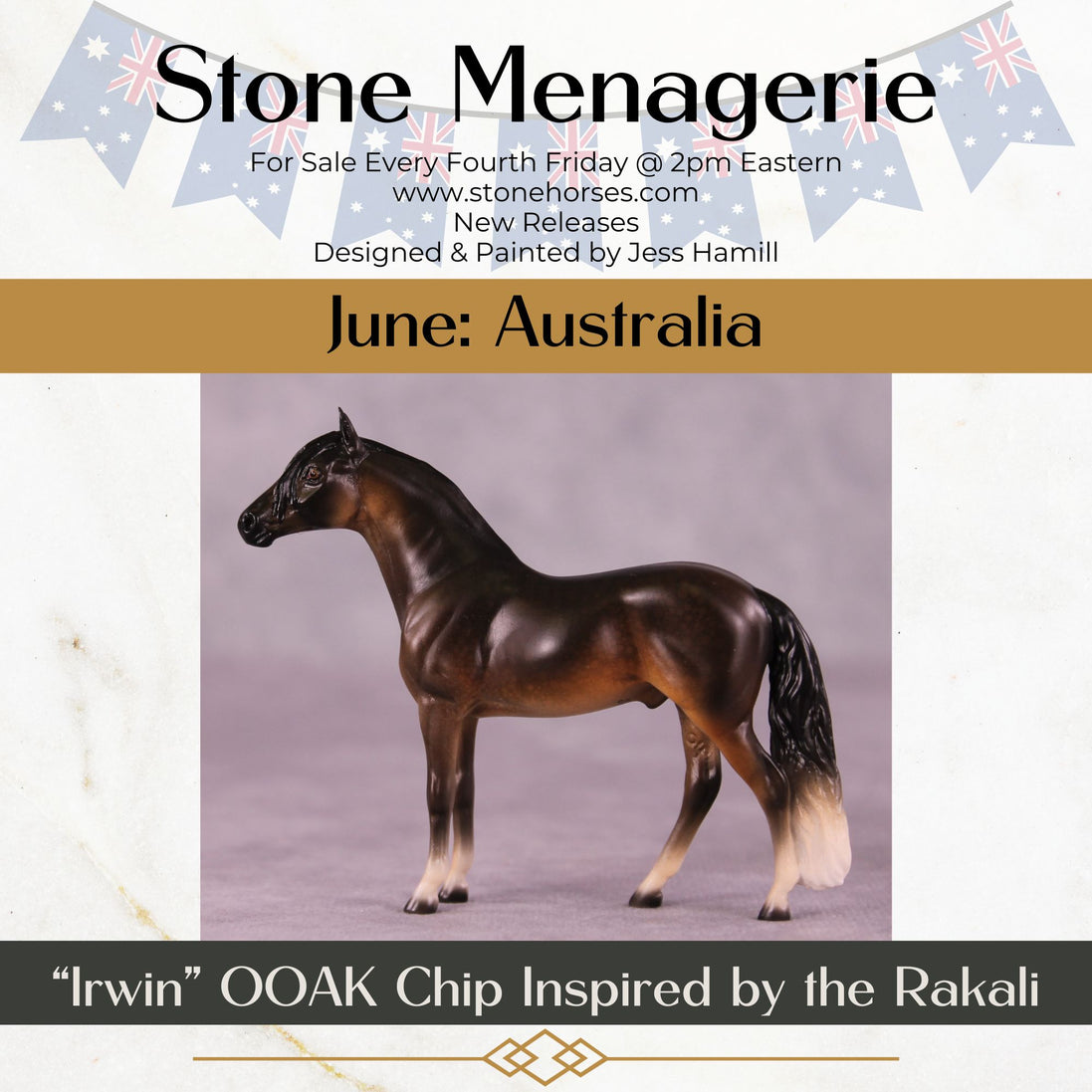 "Irwin" OOAK Andalusian Chip by Jess Hamill MS25
