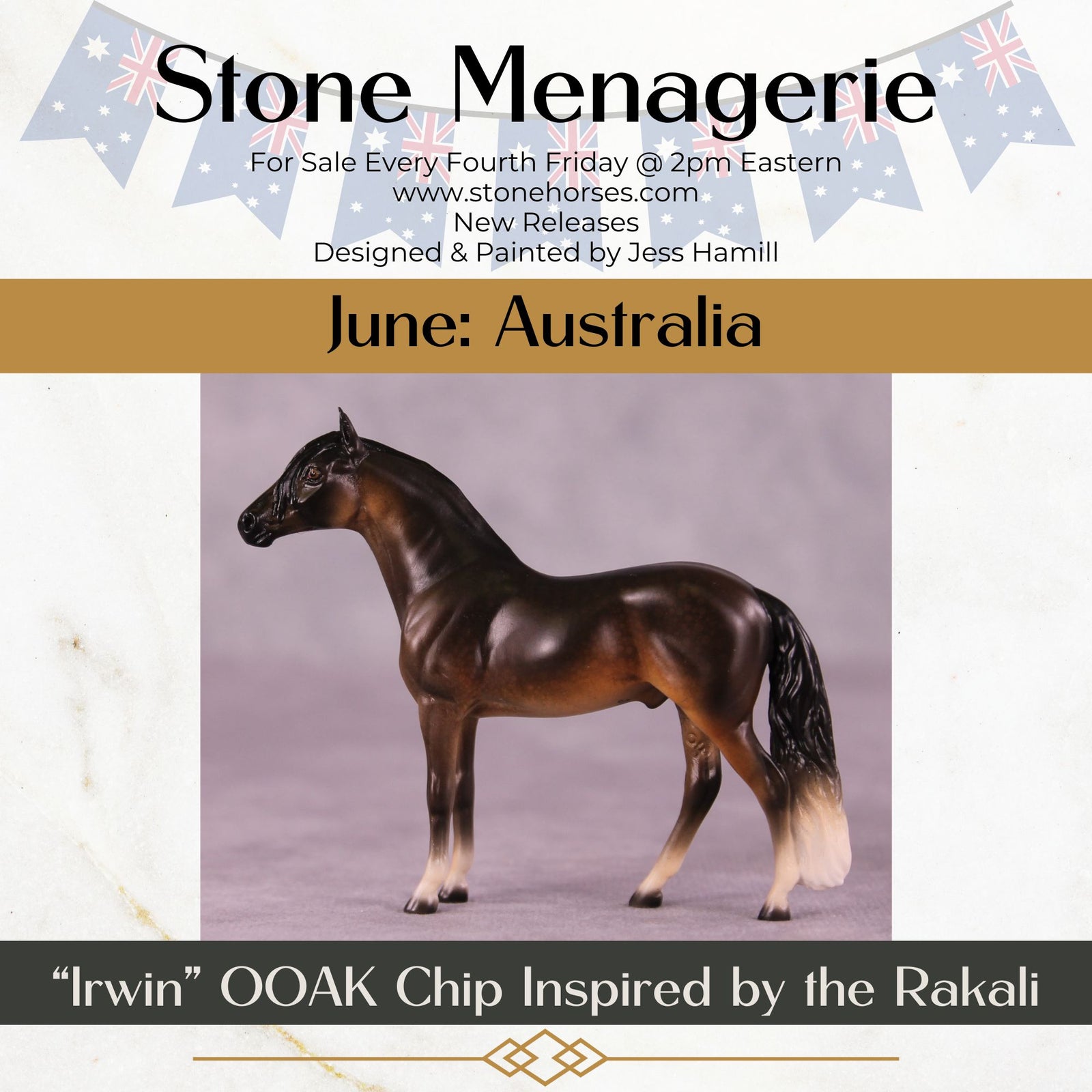 "Irwin" OOAK Andalusian Chip by Jess Hamill MS25