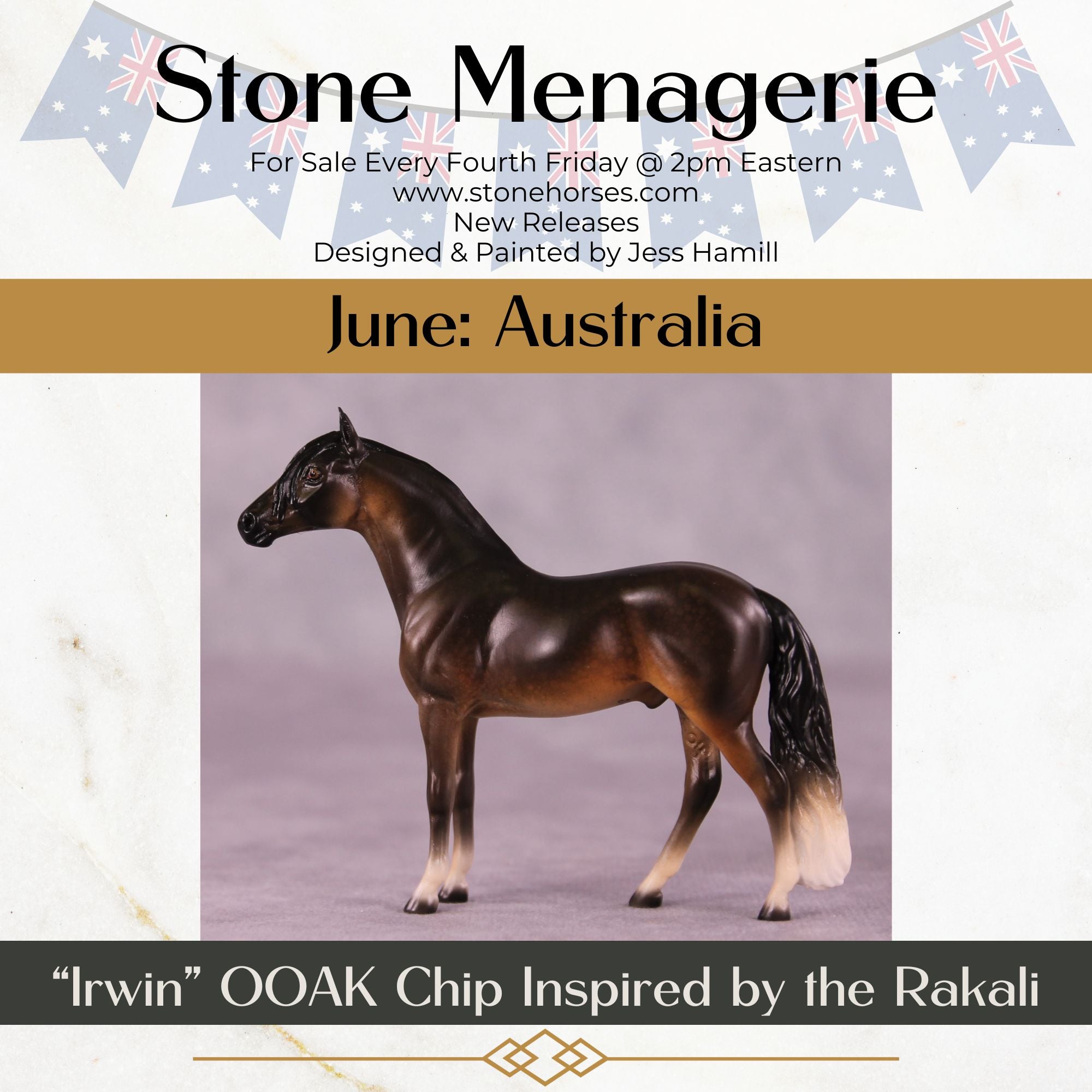 "Irwin" OOAK Andalusian Chip by Jess Hamill MS25