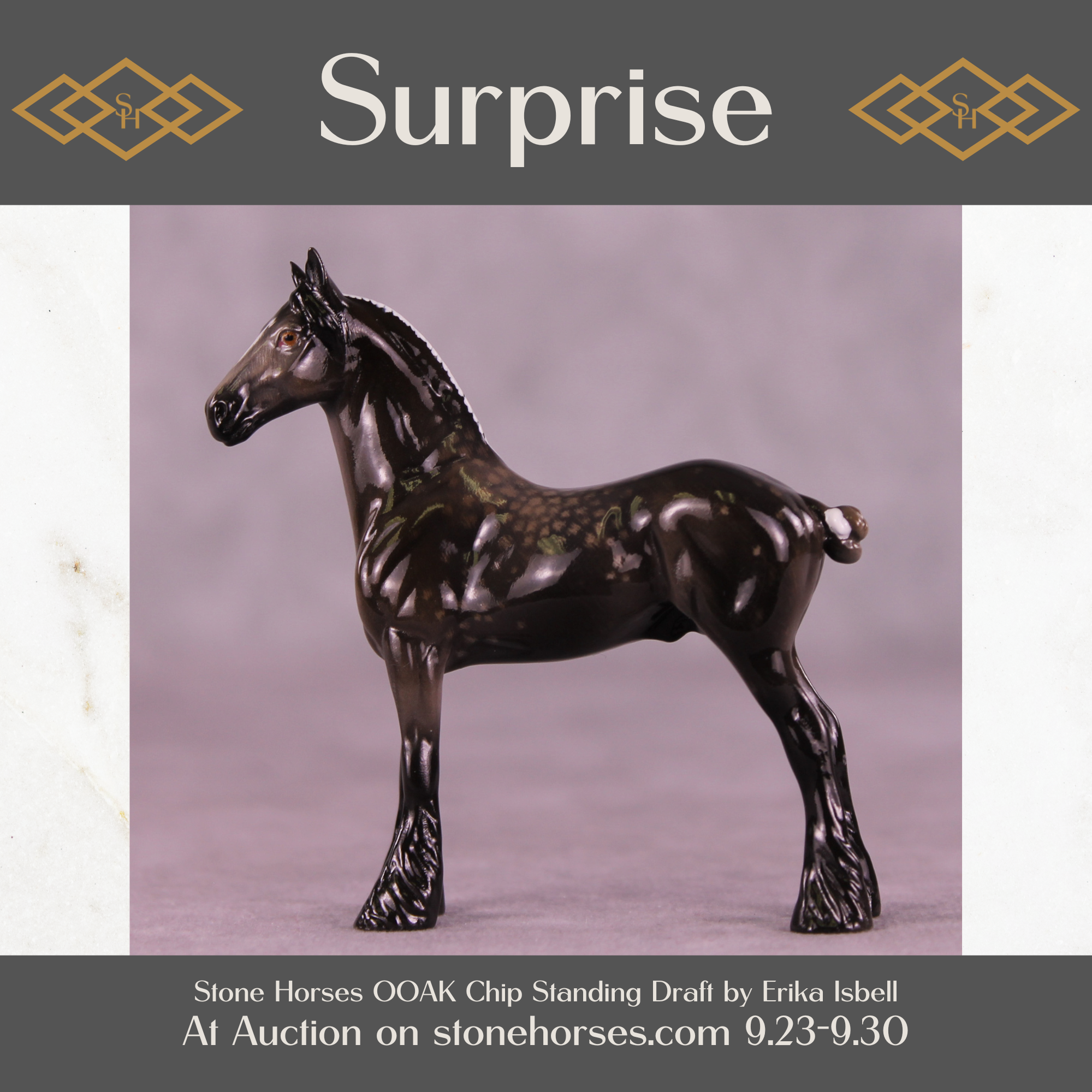 Surprise OOAK Chip Standing Draft by Erika Isbell SS925