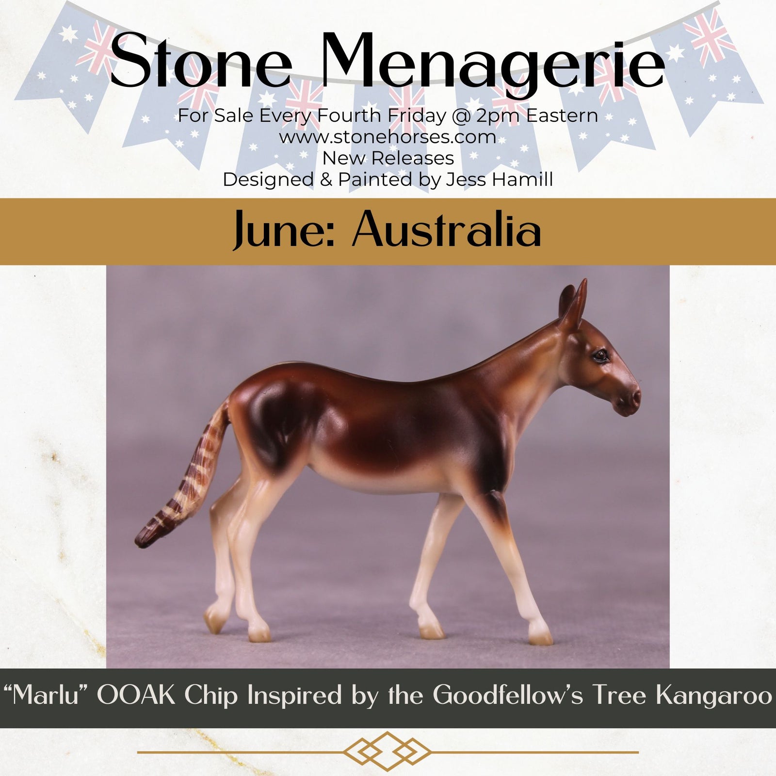 "Marlu" OOAK Mule Chip by Jess Hamill MS25