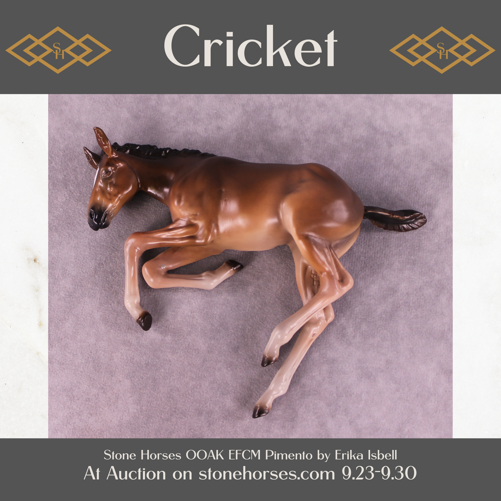 Cricket OOAK EFCM Pimento by Erika Isbell SS925