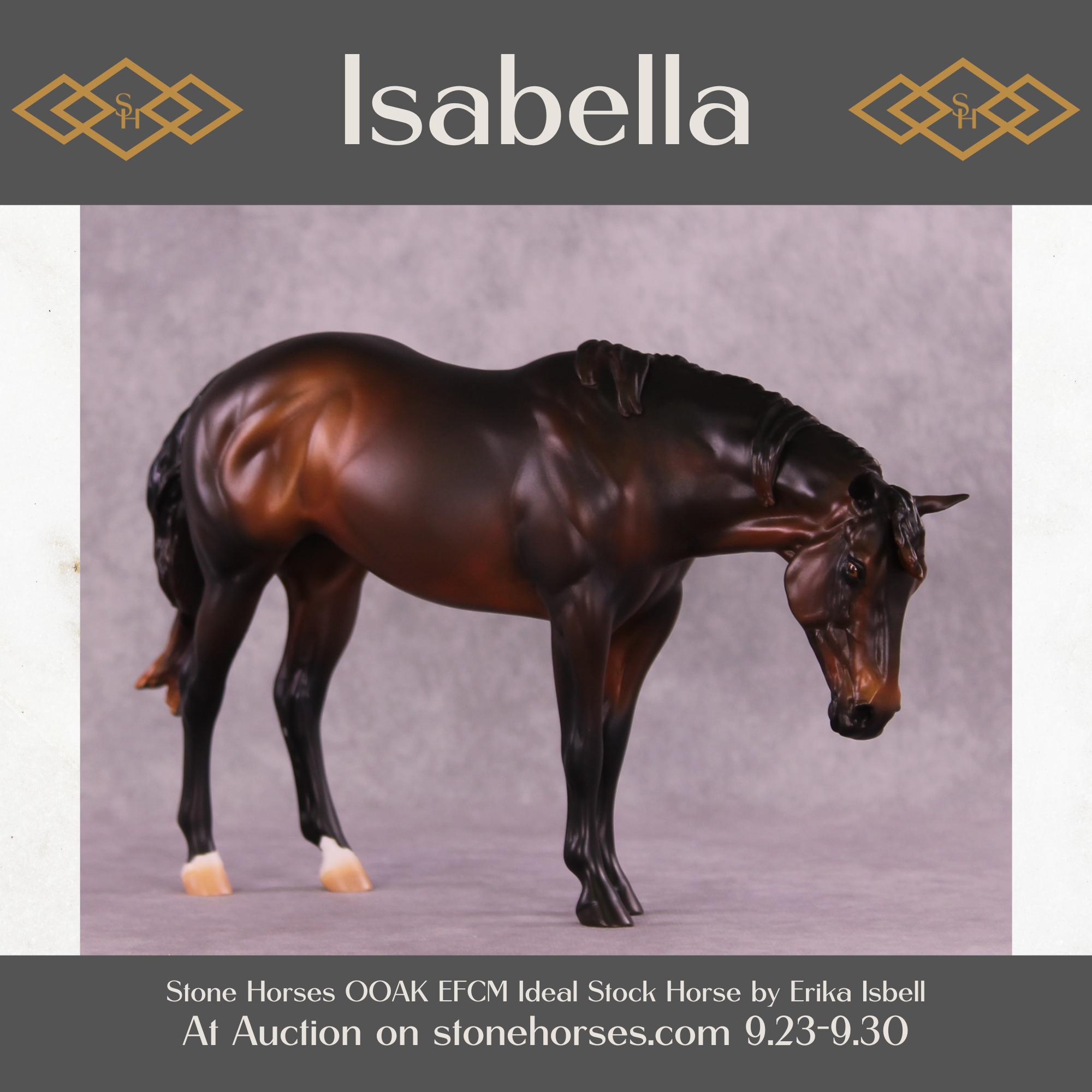 Isabella OOAK EFCM Ideal Stock Horse by Erika Isbell SS925
