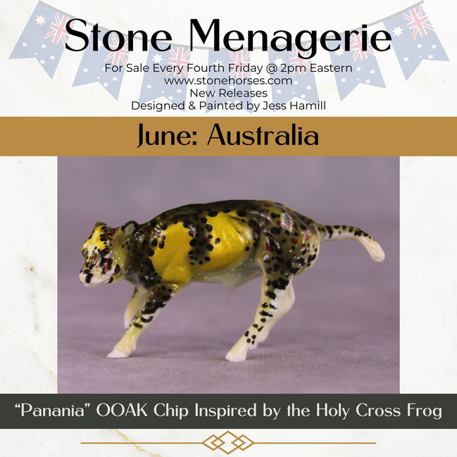 "Panania" OOAK Calf Chip by Jess Hamill MS25
