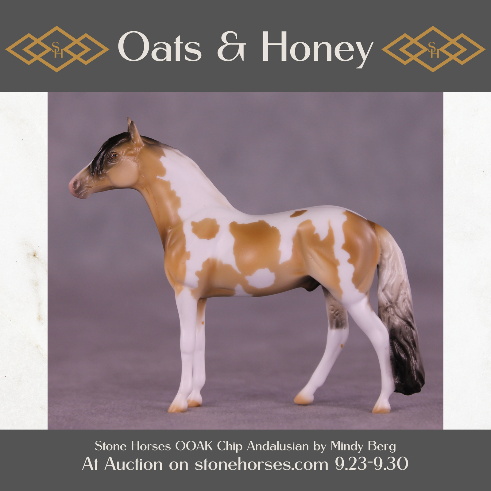 Oats & Honey OOAK Chip Andalusian by Mindy Berg SS925