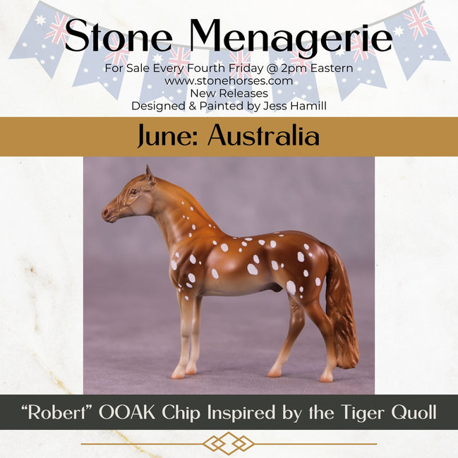 "Robert" OOAK Andalusian Chip by Jess Hamill MS25