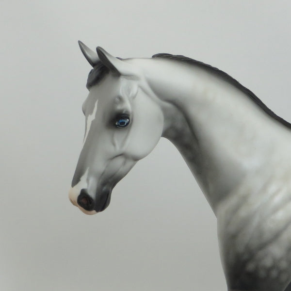 NATURE&#39;S WONDER - OOAK Pony Dapple Gray with Peach Flowers - 5/15