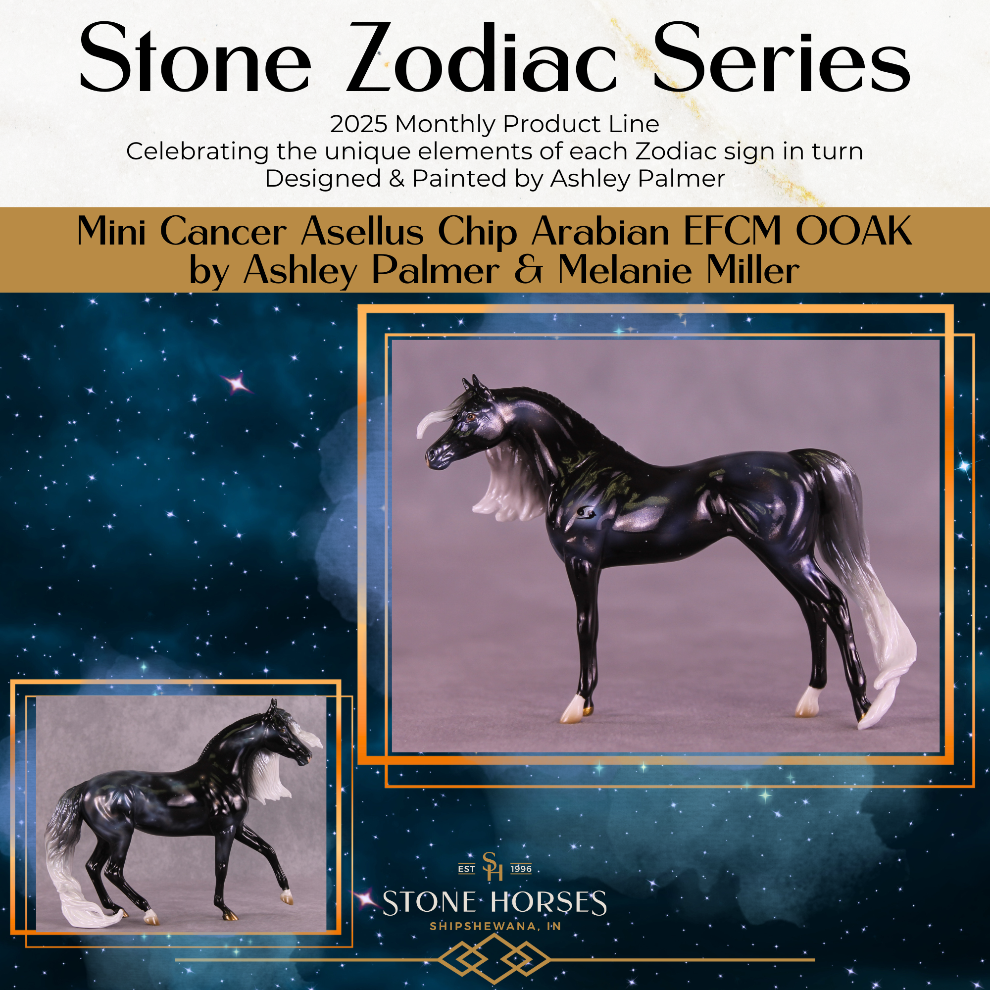 Mini Asellus OOAK EFCM Chip Arabian by Ashley Palmer &amp; Melanie Miller SCD26