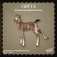 Greta OOAK EFCM Chip Foal by Angela Marleau MM26