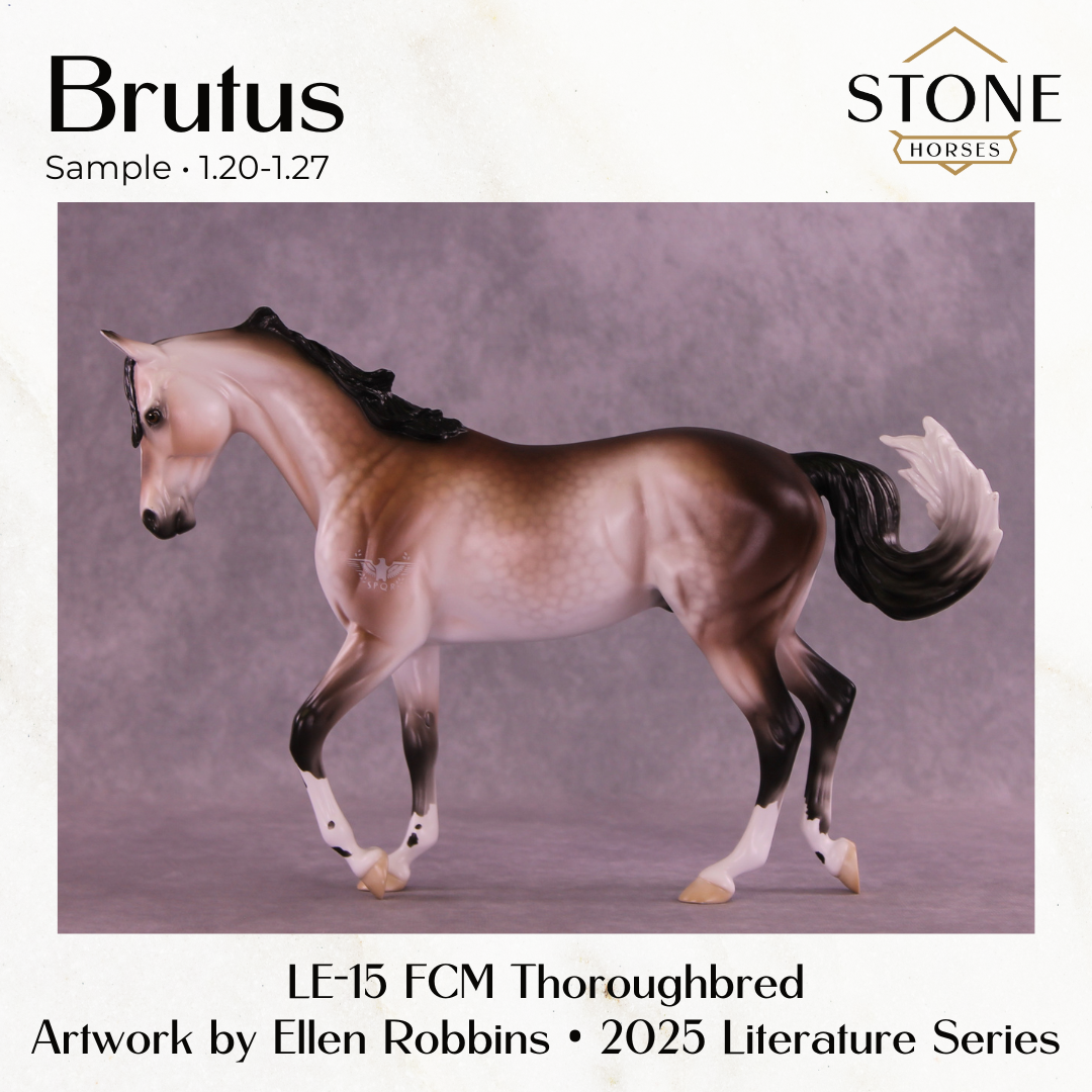 SAMPLE Brutus LE-15 Thoroughbred by Ellen Robbins SS0126