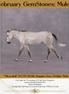 "Silverdrift" OOAK Custom Light Grey Pebble Mule By Tiffany Purdy - GemStone Series