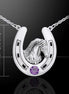 FRESIAN HORSE BLUE TOPAZ