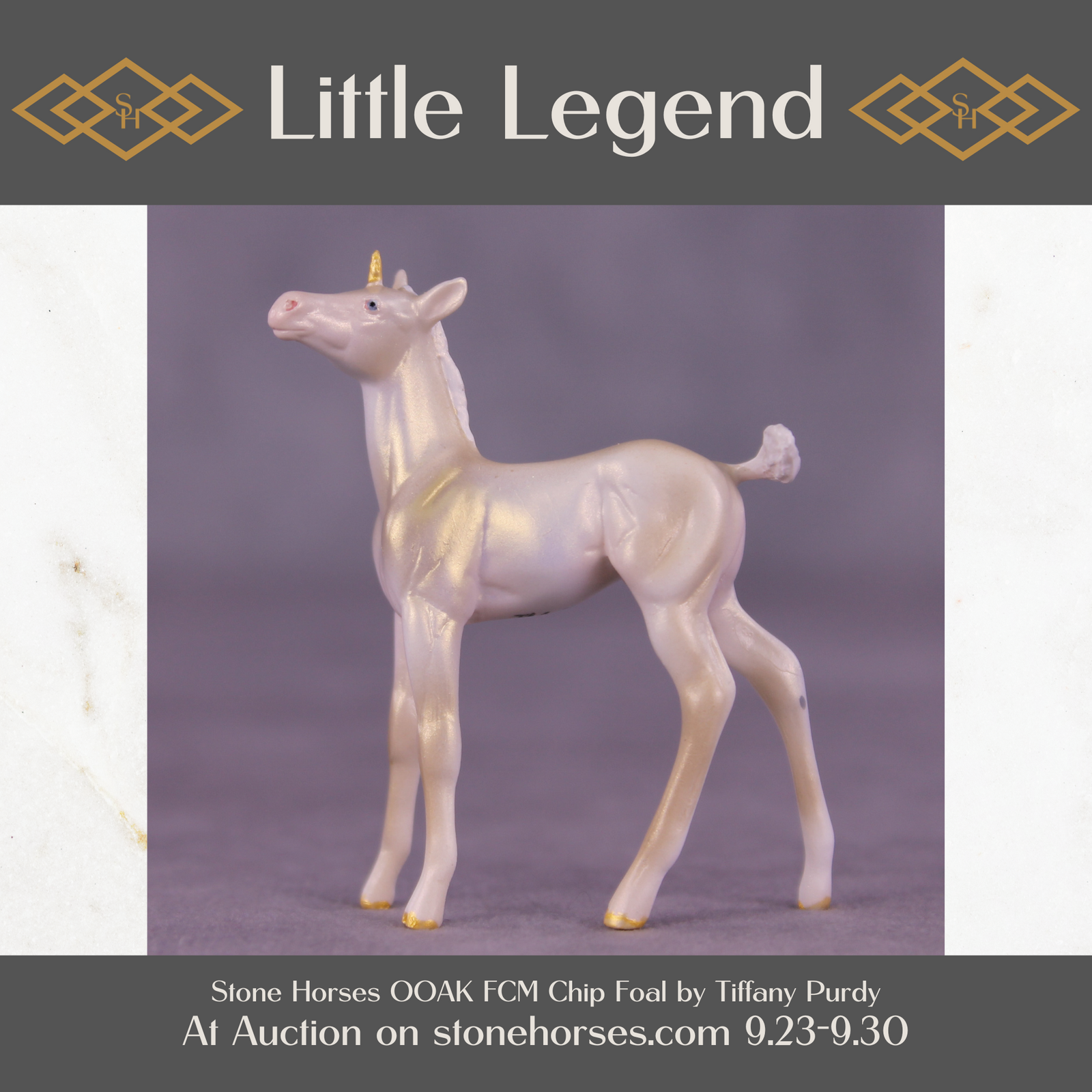 Little Legend OOAK FCM Chip Foal by Tiffany Purdy SS925