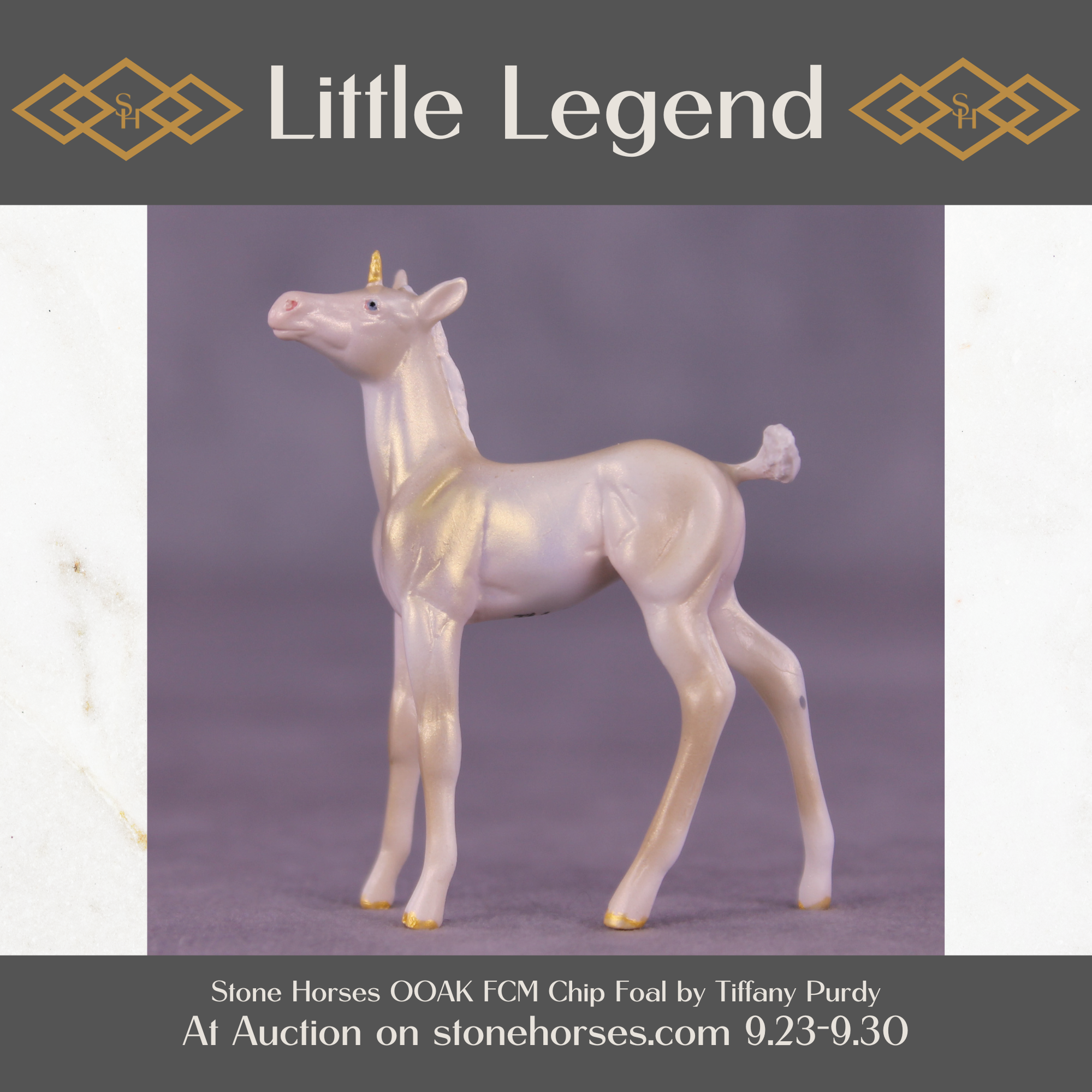 Little Legend OOAK FCM Chip Foal by Tiffany Purdy SS925