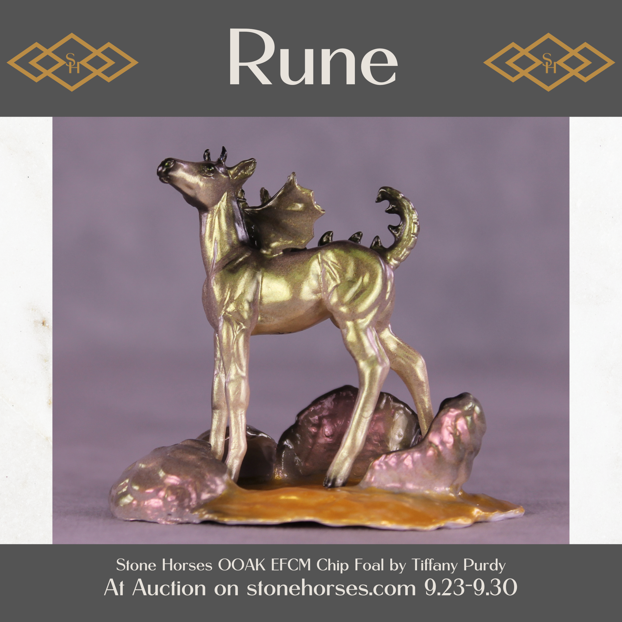 Rune OOAK EFCM Chip Foal by Tiffany Purdy SS925