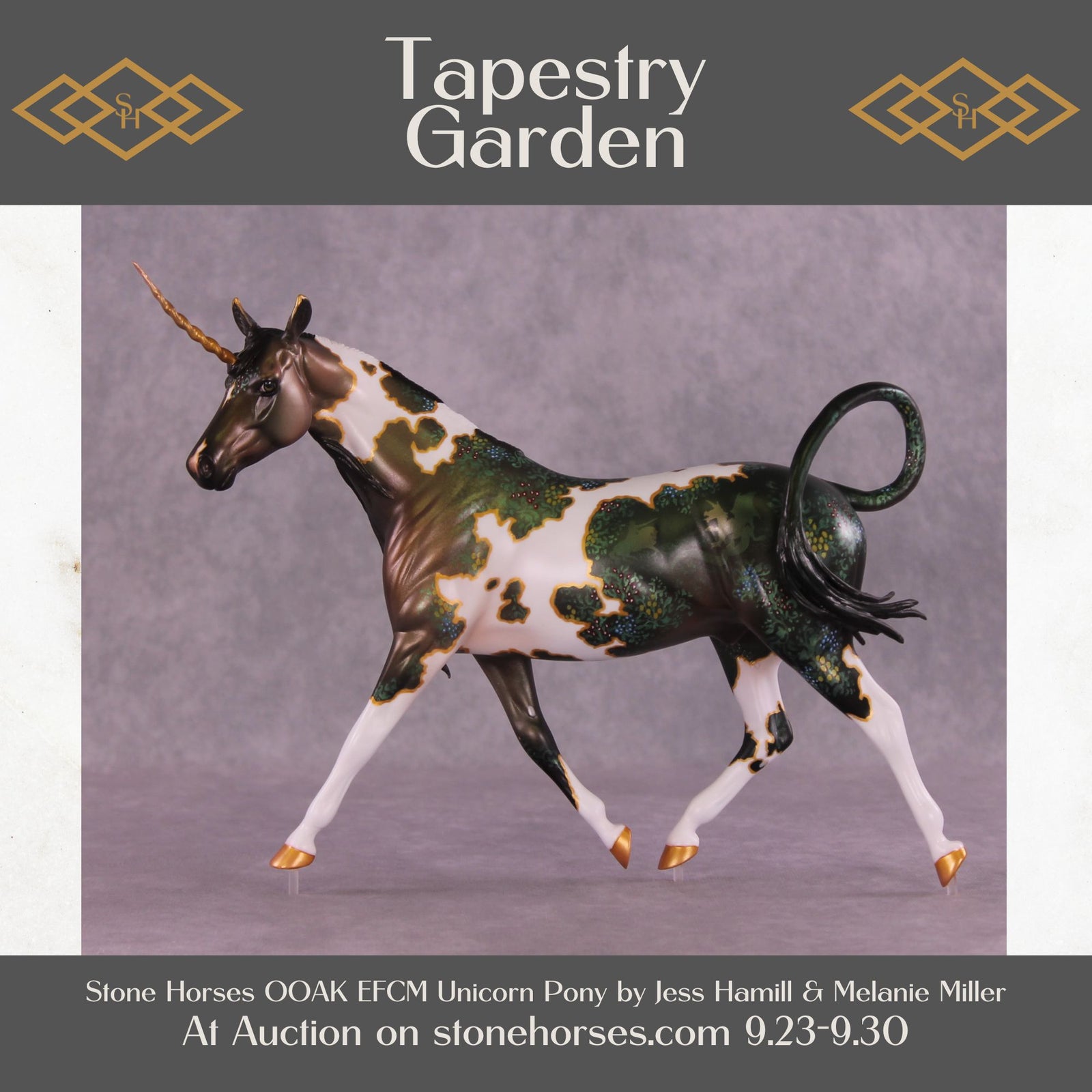 Tapestry Garden OOAK EFCM Pony by Jess Hamill and Melanie Miller Best Offer 9/30/25