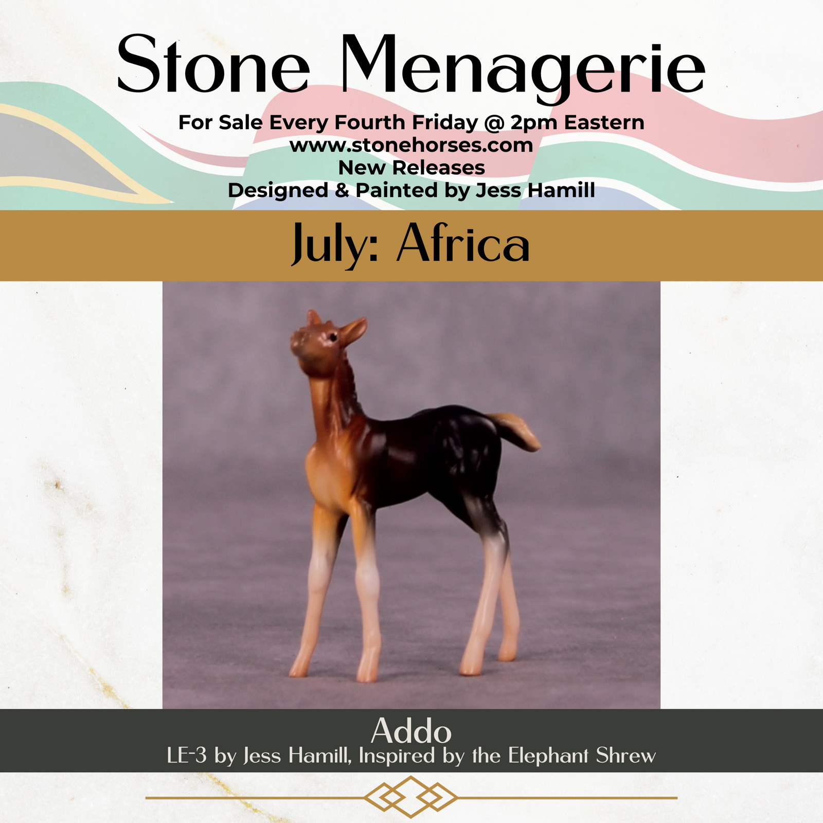 Addo LE-3 Foal Chip by Jess Hamill MS25