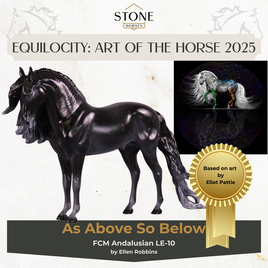 Art of the Horse "As Above So Below" LE-10 FCM Andalusian By Ellen Robbins EQ25