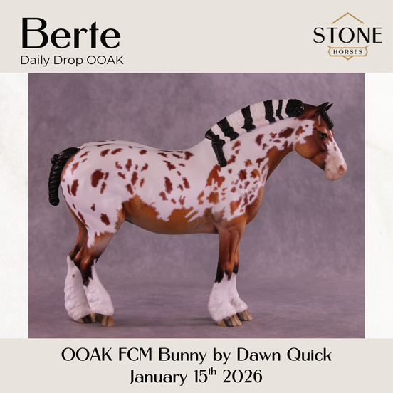 Berte OOAK FCM Bunny by Dawn Quick DDOOAKs26