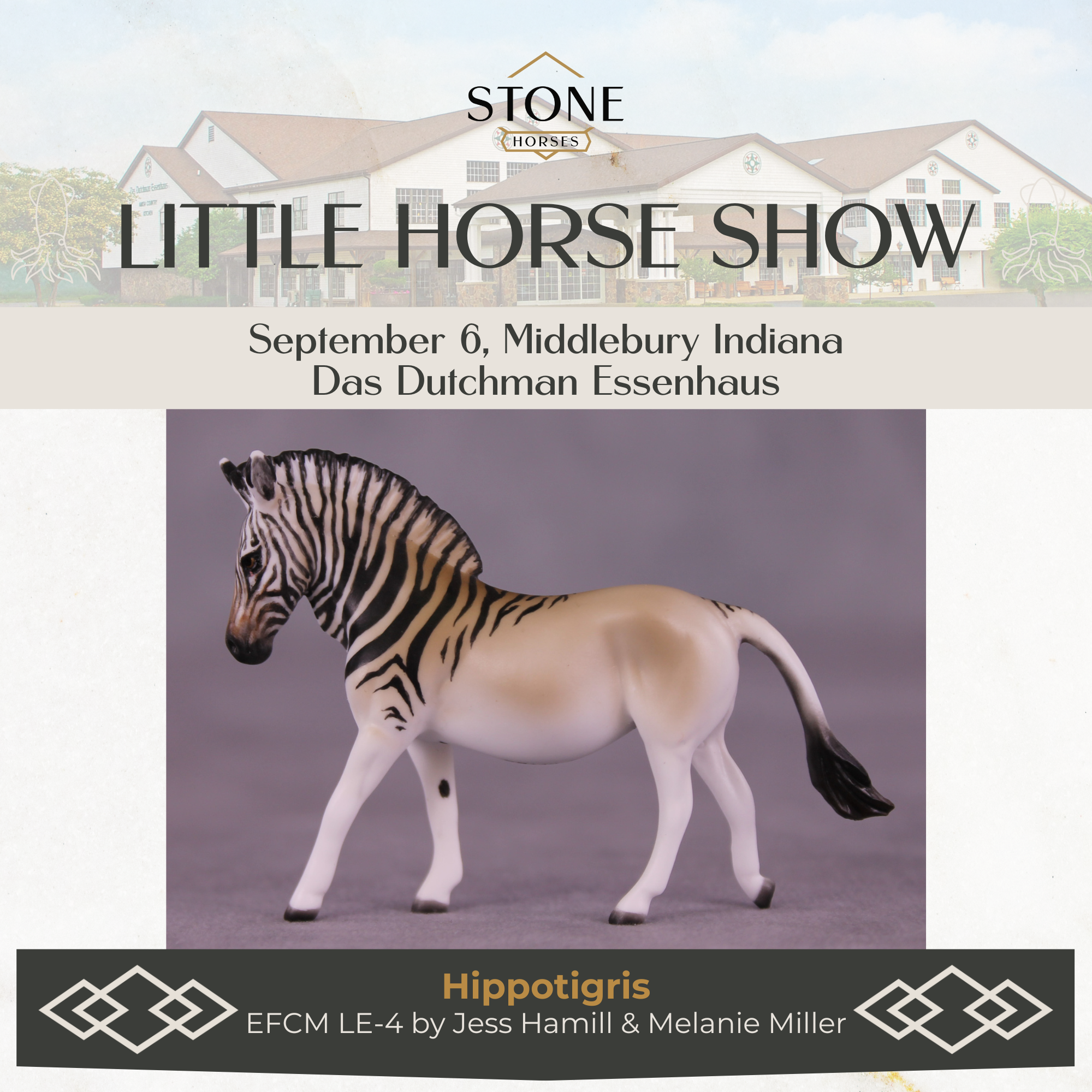 Hippotigris LE-4 EFCM Chip Pony by Jess Hamill LHS25