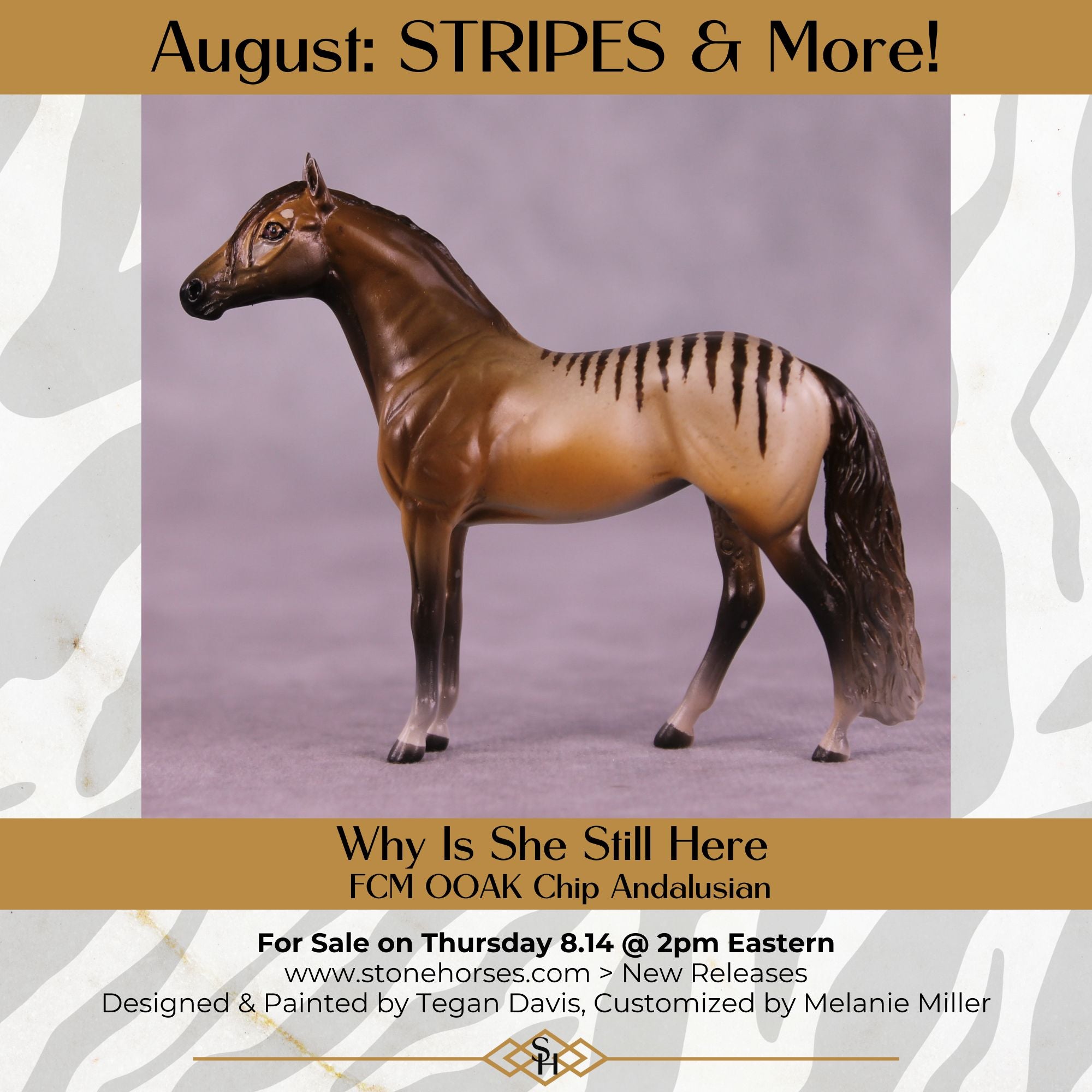 Why Is She Still Here? OOAK FCM Chip Andalusian by Tegan Davis GS825