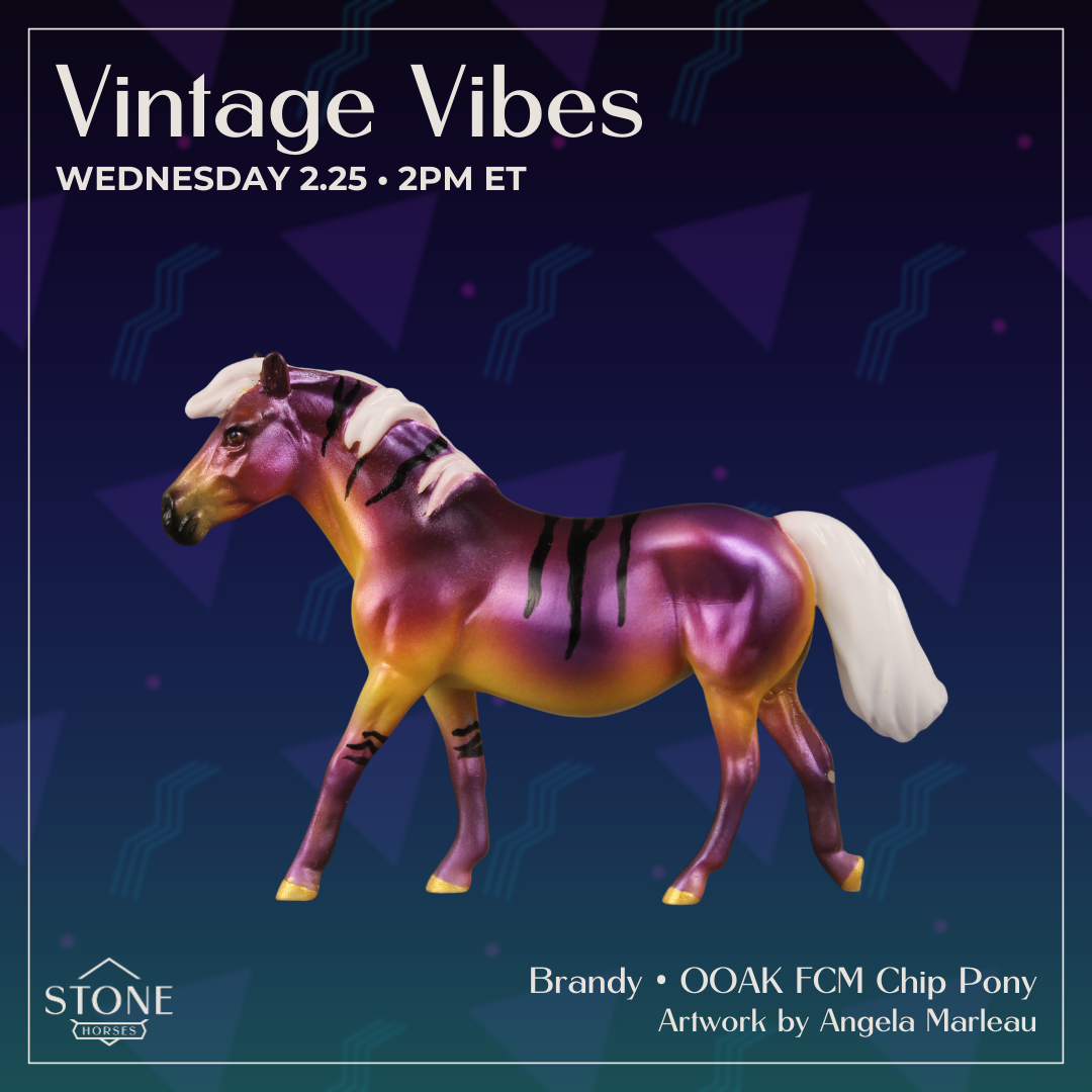 Brandy OOAK FCM Chip Pony by Angela Marleau VTV26