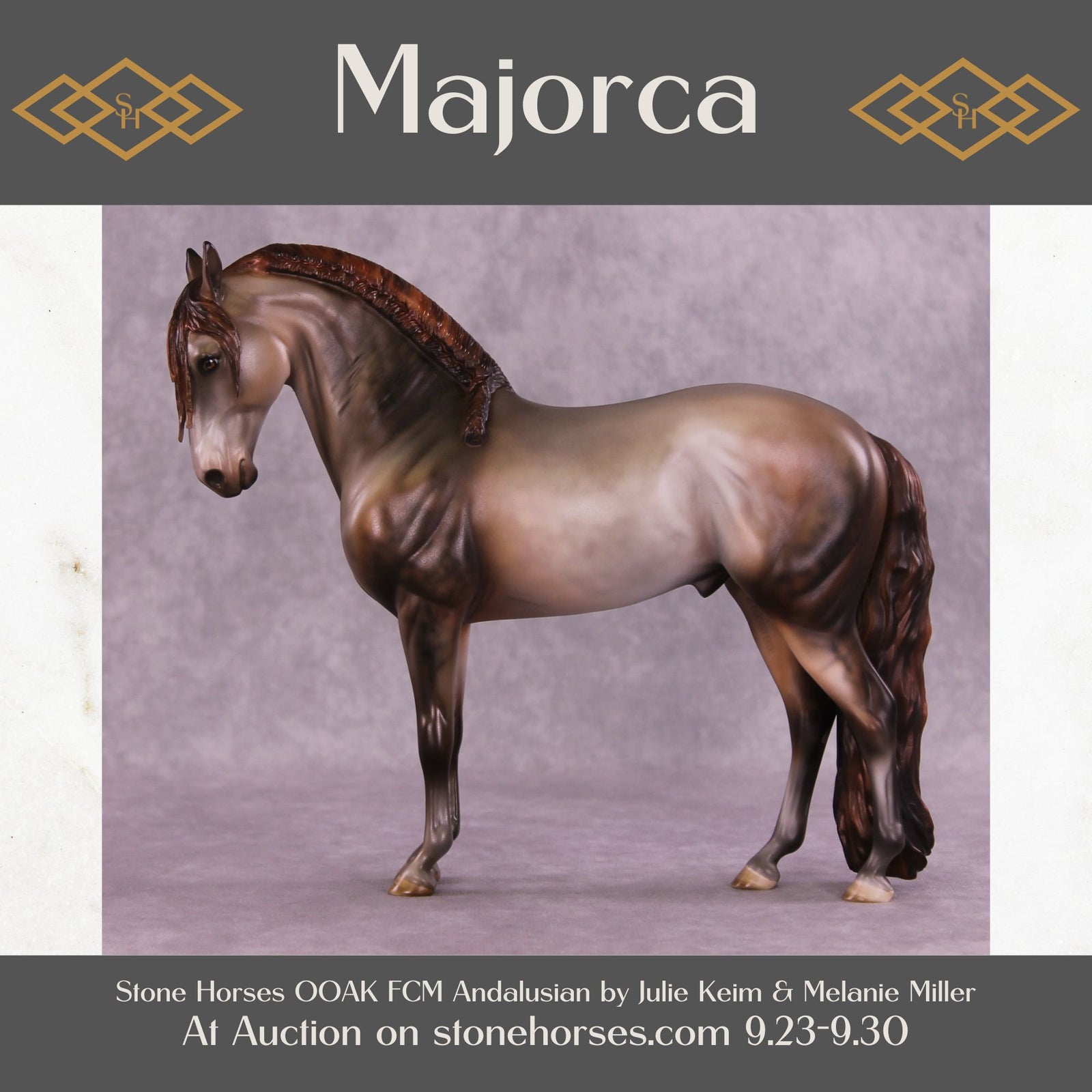 Majorca OOAK FCM Andalusian by Julie Keim and Melanie Miller Best Offer 9/30/25