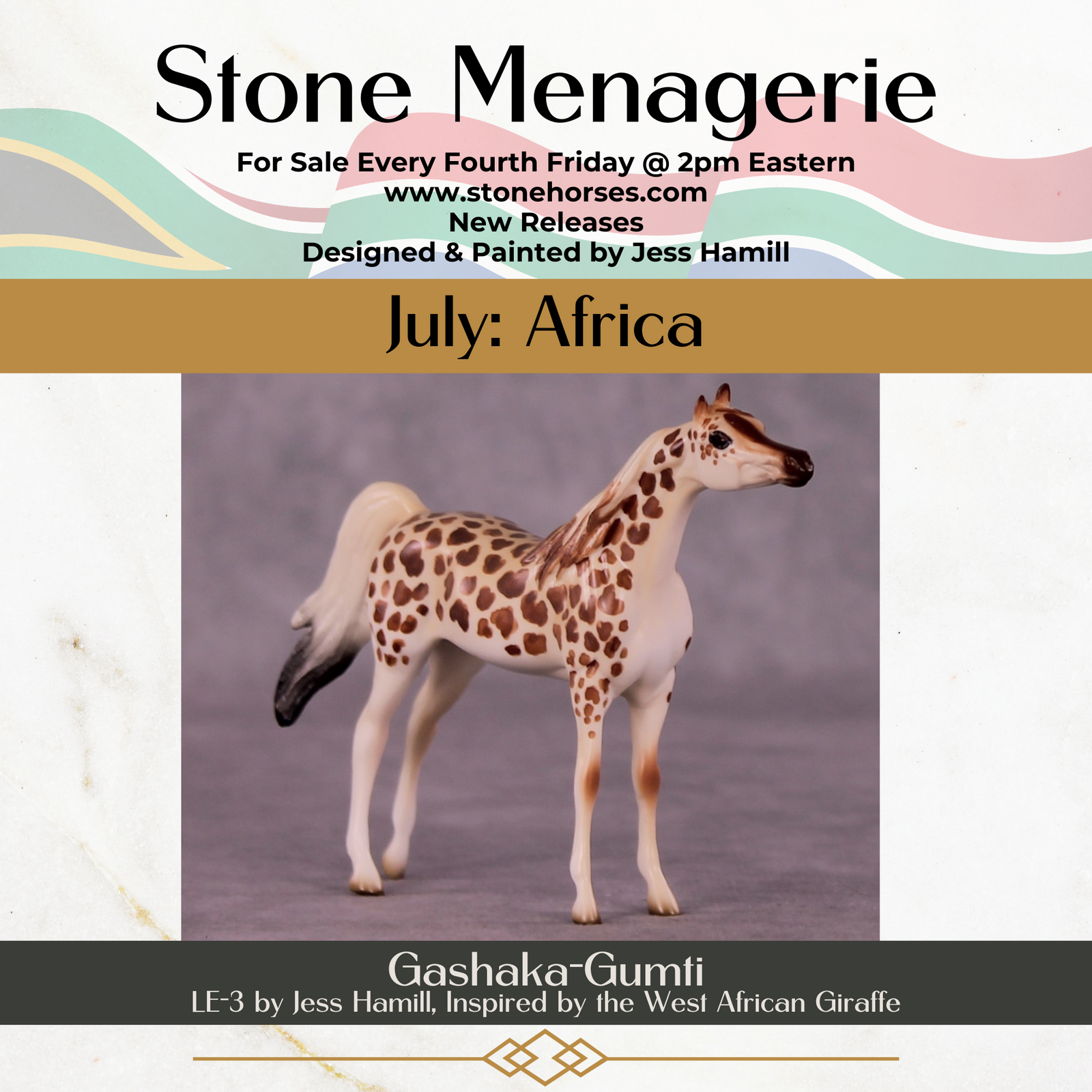 Gashaka-Gumti LE-3 Arabian Chip by Jess Hamill MS25