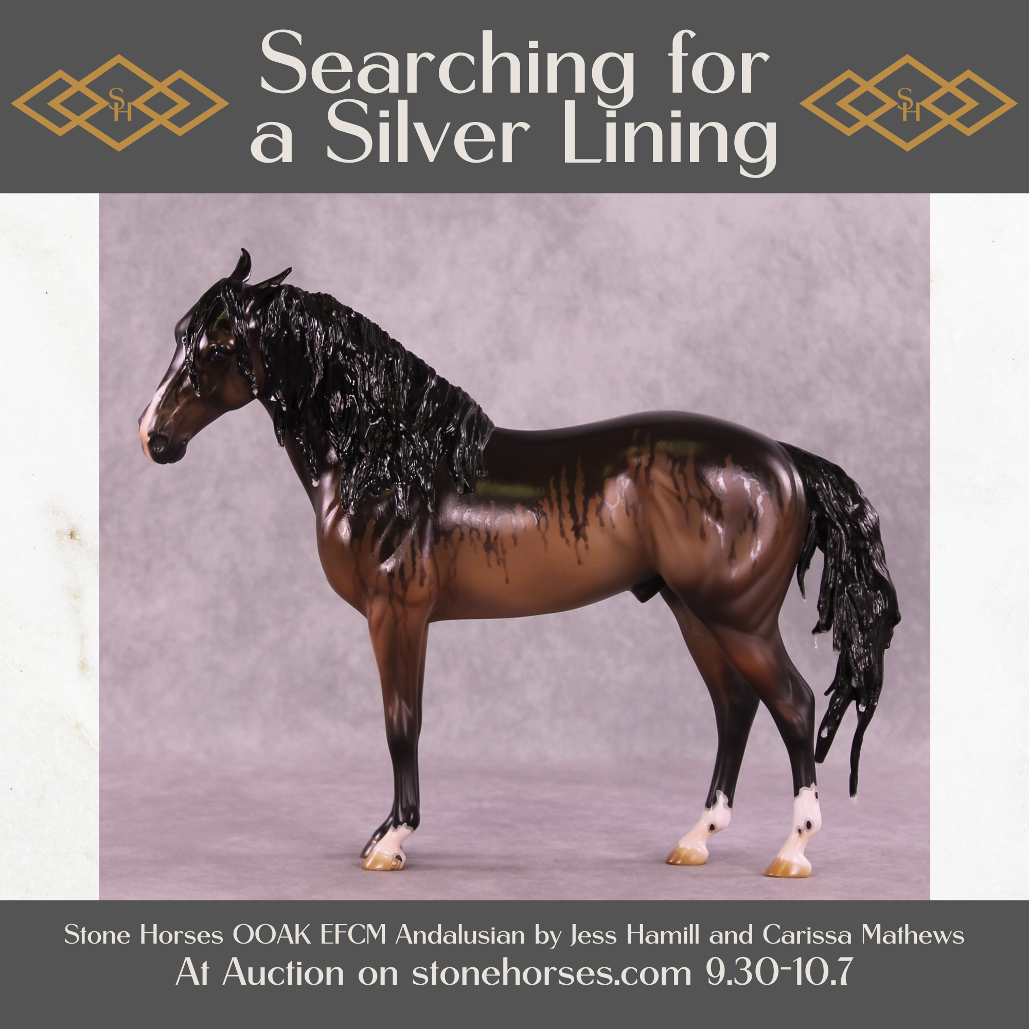 Searching for a Silver Lining OOAK EFCM Andalusian by Jess Hamill Best Offer 10/7/25