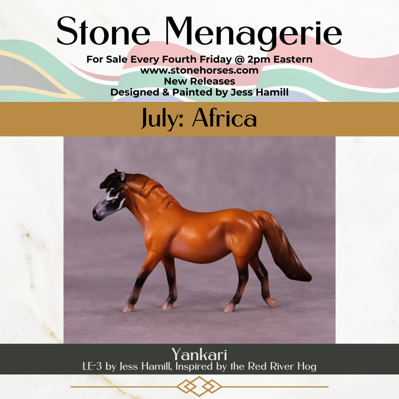 Yankari LE-3 Pony Chip by Jess Hamill MS25