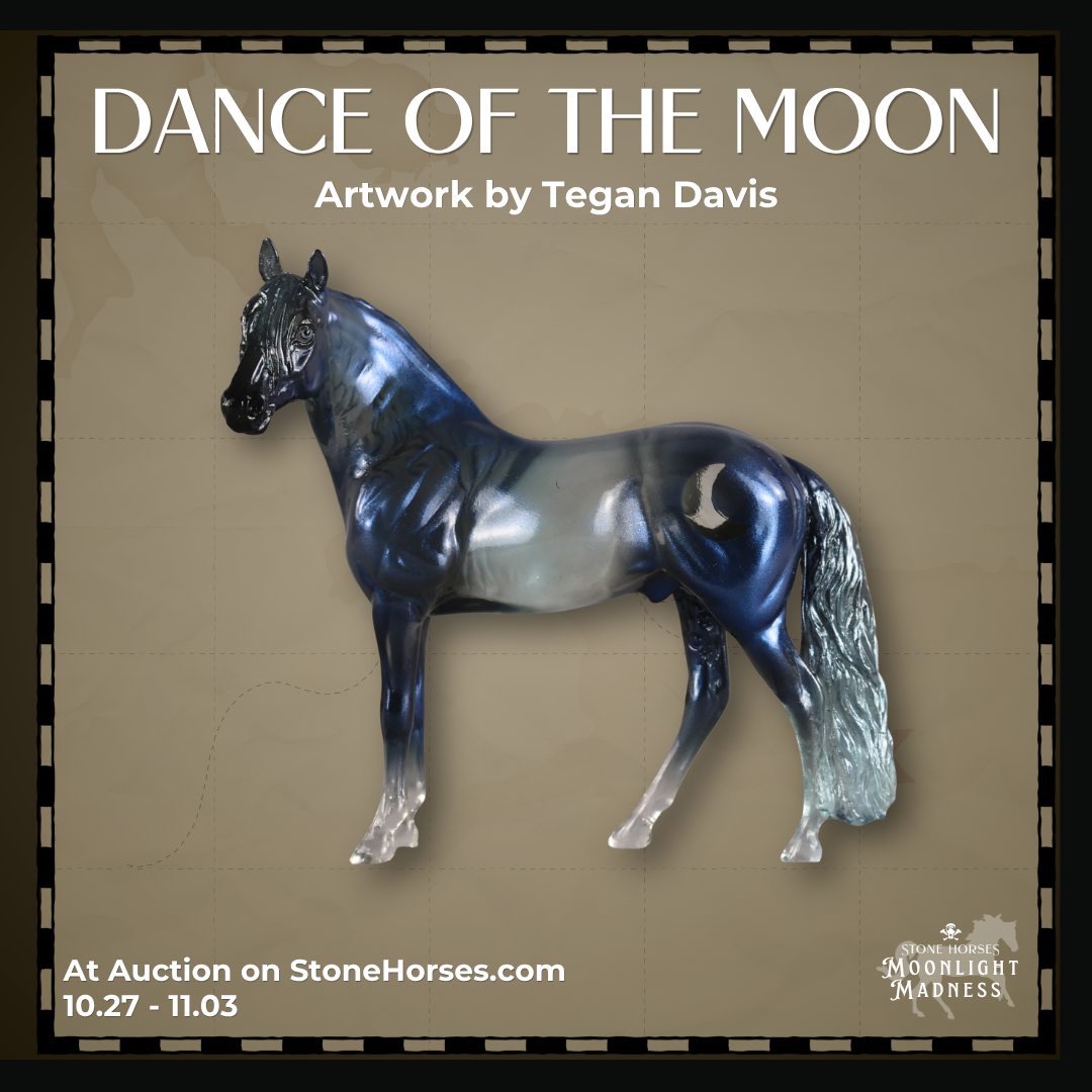 Dance of the Moon OOAK FCM Clear Chip Andalusian by Tegan Davis & Melanie Miller MM26