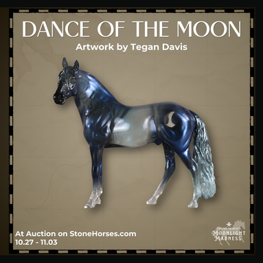 Dance of the Moon OOAK FCM Clear Chip Andalusian by Tegan Davis & Melanie Miller MM26
