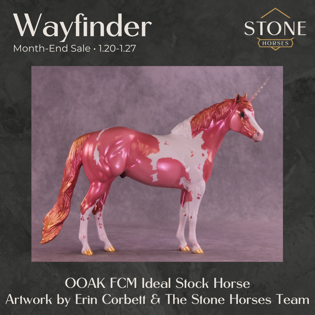 Wayfinder OOAK Ideal Stock Horse by Erin Corbett SS0126
