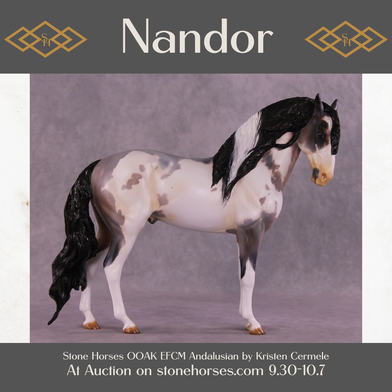 Nandor OOAK EFCM Andalusian by Kristen Cermele Best Offer 10/7/25