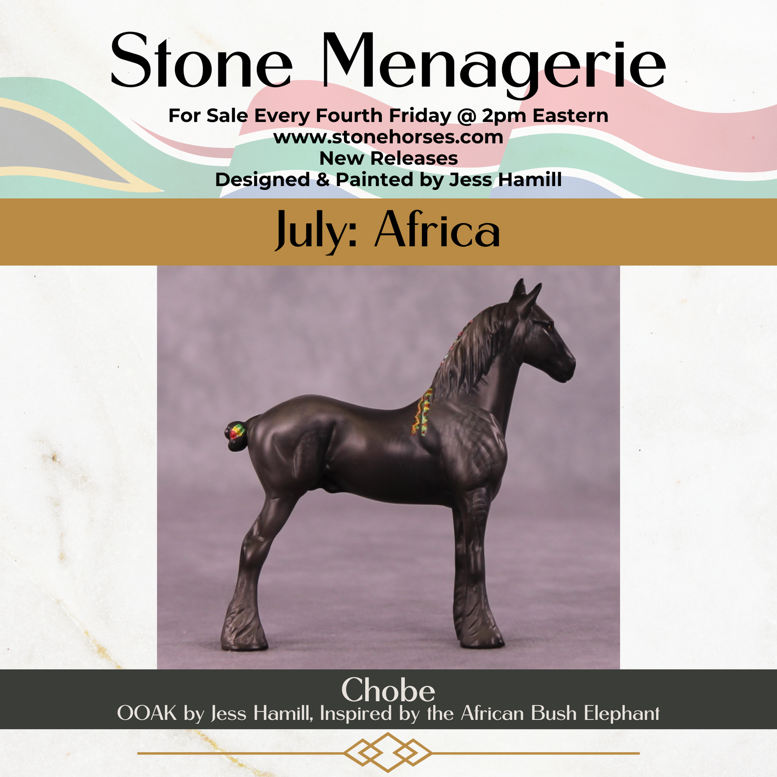 Chobe OOAK Draft Chip by Jess Hamill MS25