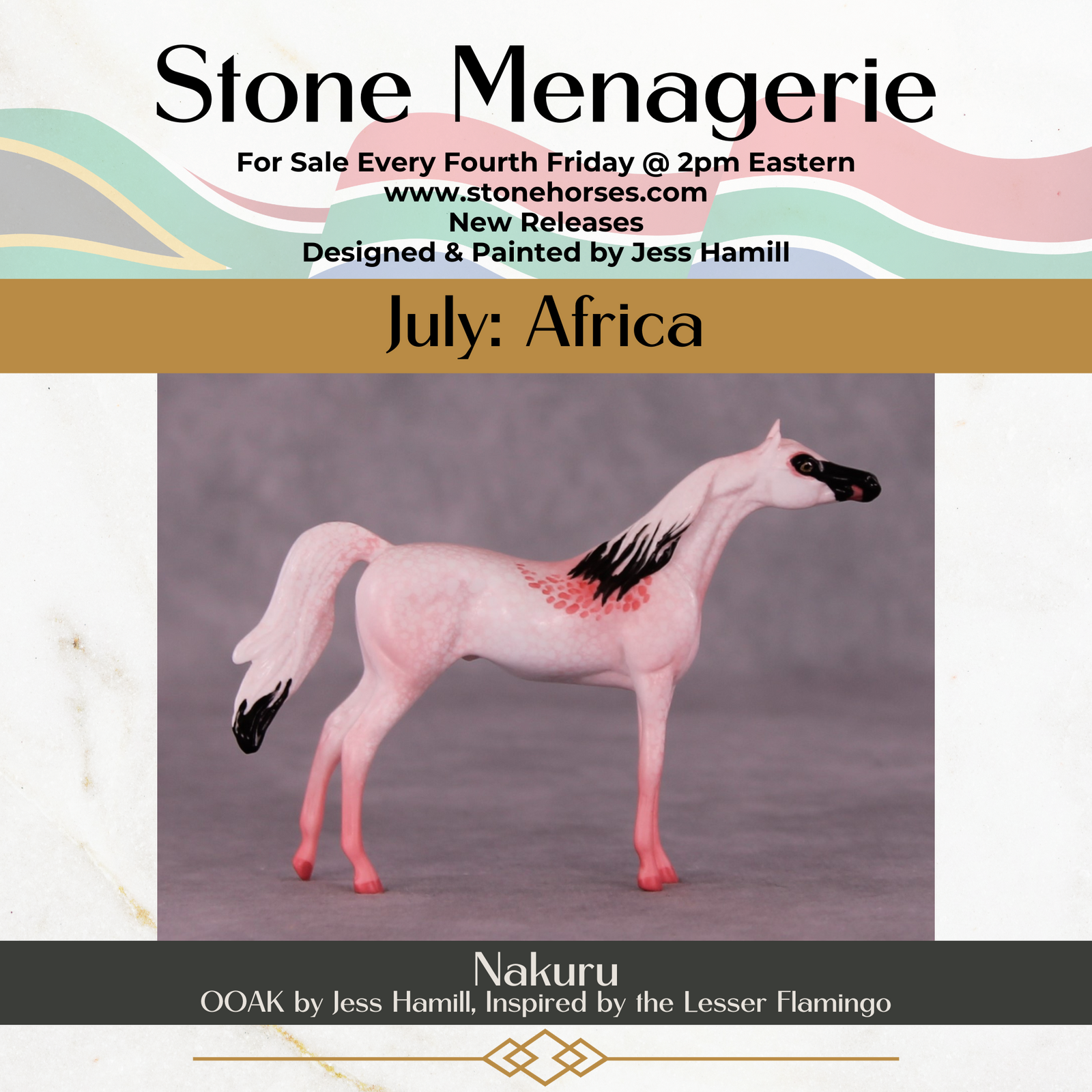 Nakuru OOAK Arabian Chip by Jess Hamill MS25