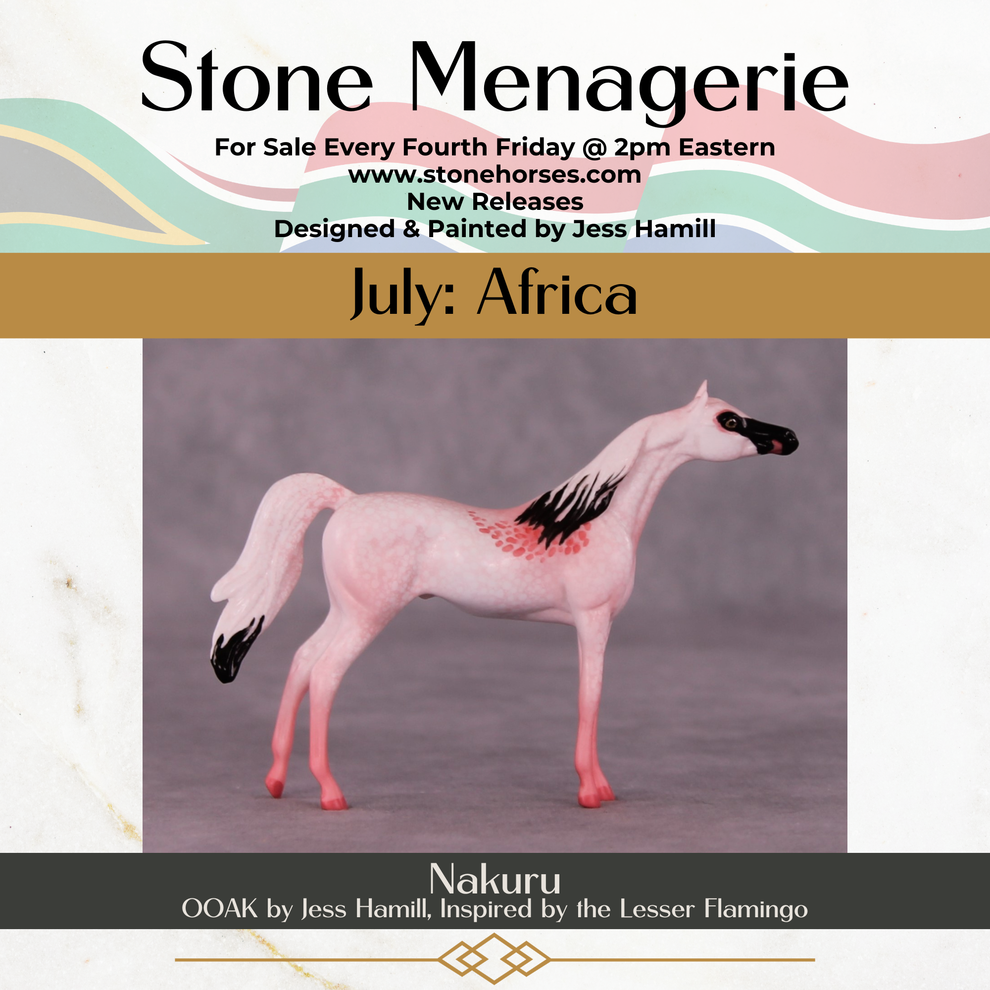 Nakuru OOAK Arabian Chip by Jess Hamill MS25