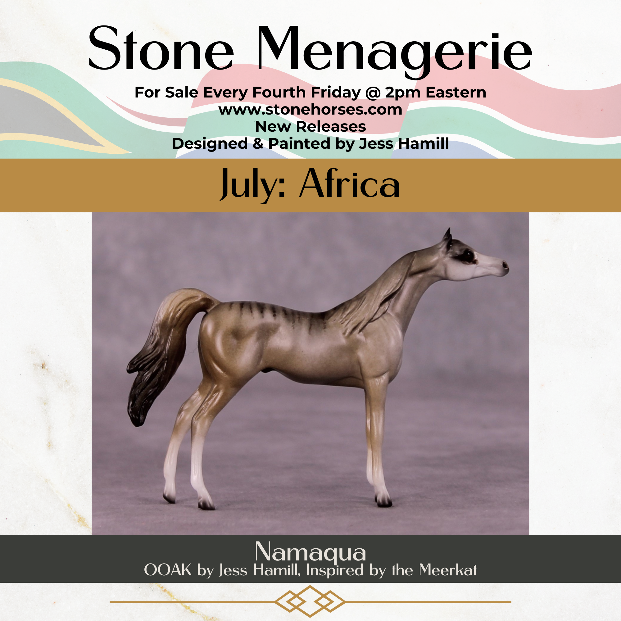 Namaqua OOAK Arabian Chip by Jess Hamill MS25