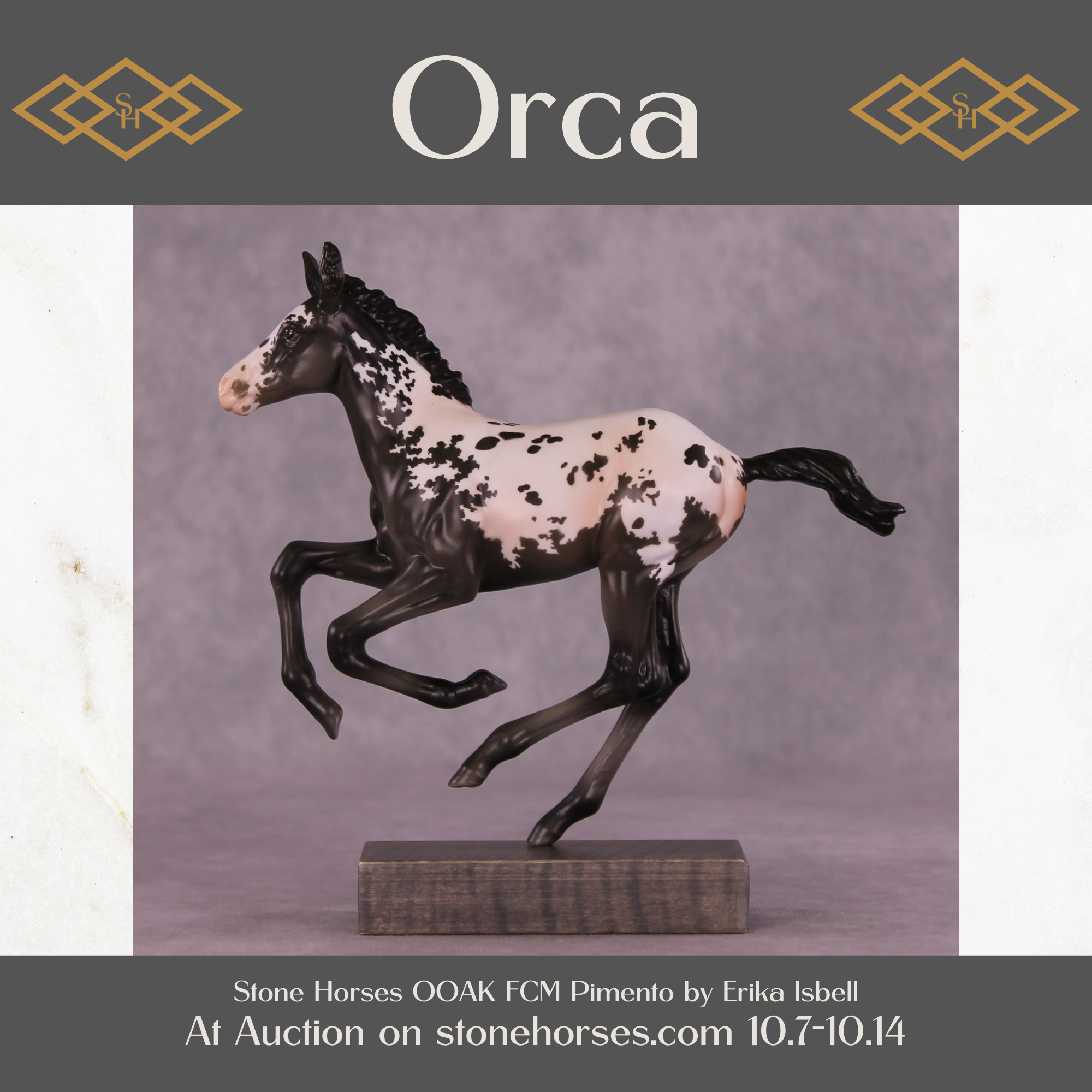 Orca OOAK FCM Pimento by Erika Isbell Best Offer 10/14/25