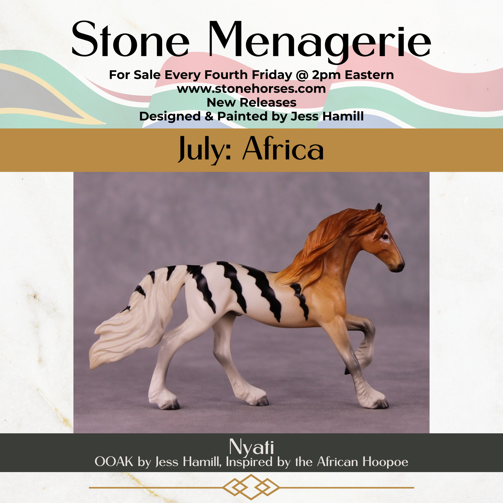 Nyati OOAK Friesian Chip by Jess Hamill MS25