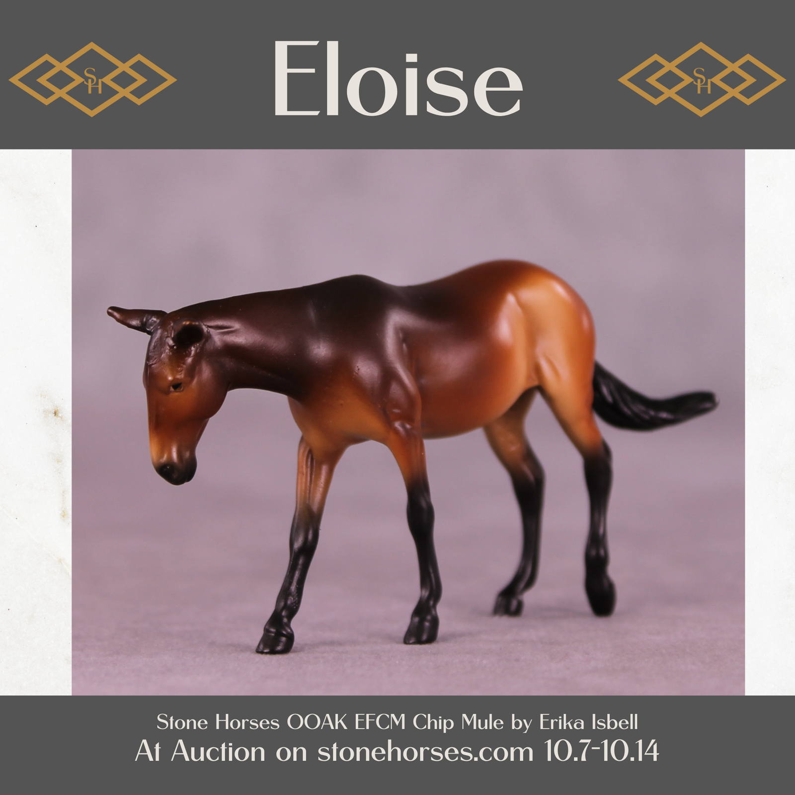 Eloise OOAK EFCM Chip Mule by Erika Isbell Best Offer 10/14/25