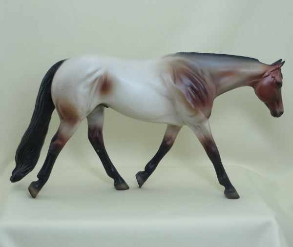 RAINBOW VEINS - OOAK Bay Roan Performance Horse 3/15